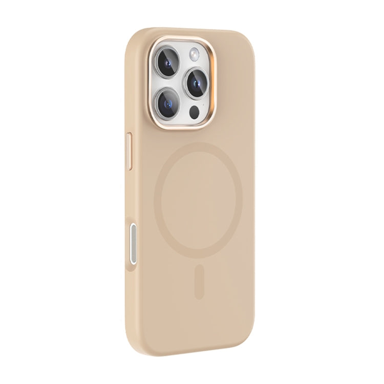 For iPhone 16 Pro Max Mutural Karen Series Liquid Silicone MagSafe Magnetic Phone Case