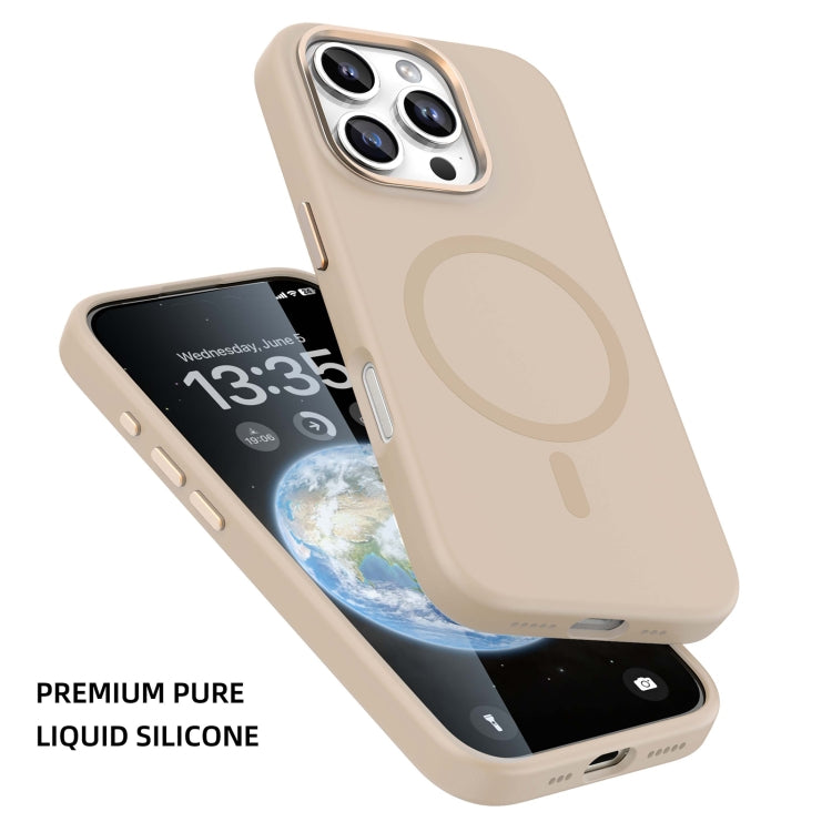 For iPhone 16 Pro Max Mutural Karen Series Liquid Silicone MagSafe Magnetic Phone Case