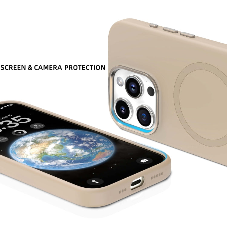 For iPhone 16 Pro Max Mutural Karen Series Liquid Silicone MagSafe Magnetic Phone Case