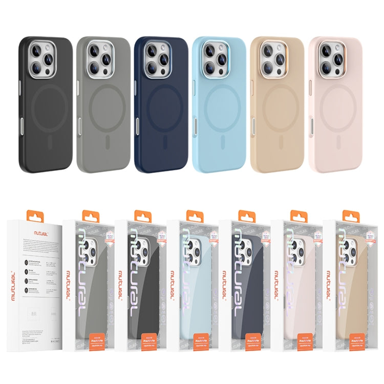 For iPhone 16 Pro Max Mutural Karen Series Liquid Silicone MagSafe Magnetic Phone Case