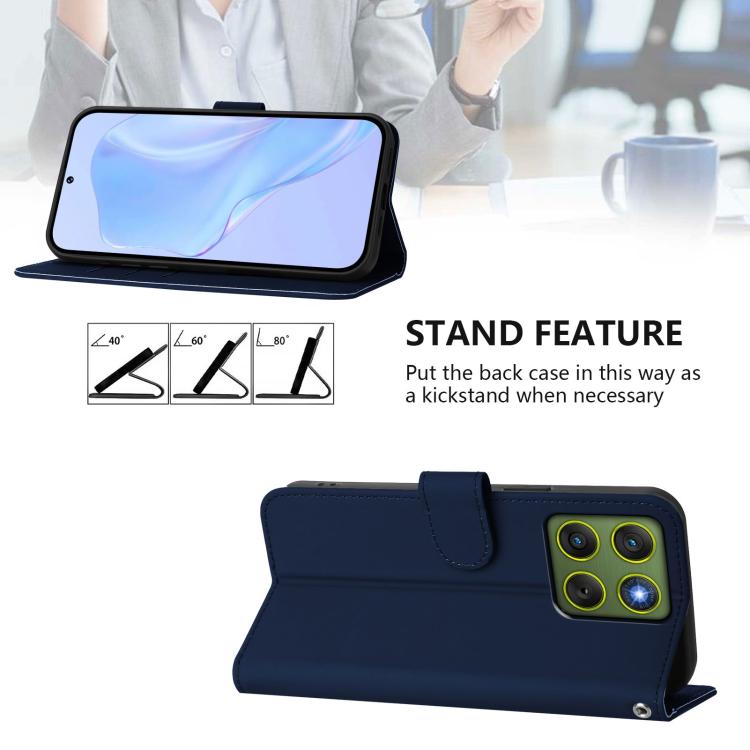 For Motorola Edge 70 5G / X70 Air 5G Skin Feel Solid Color Leather Phone Case with Lanyard