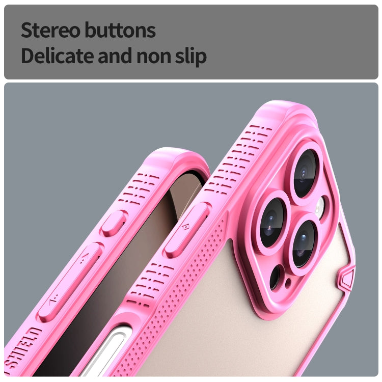 For iPhone 16 Pro Armor Glaze PC Hybrid TPU Phone Case