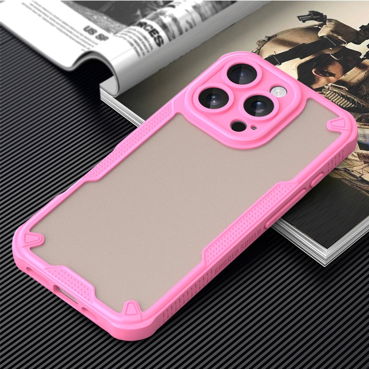 For iPhone 16 Pro Armor Glaze PC Hybrid TPU Phone Case