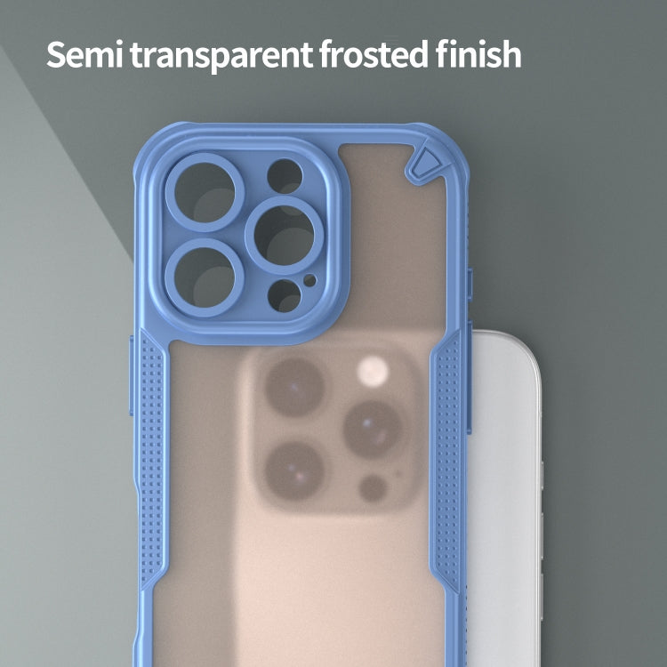 For iPhone 16 Pro Armor Glaze PC Hybrid TPU Phone Case