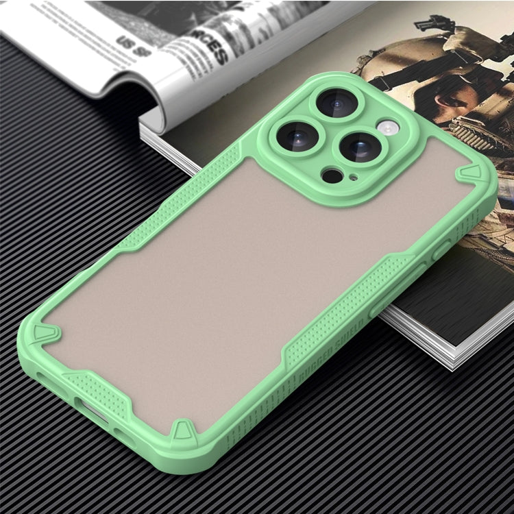 For iPhone 16 Pro Armor Glaze PC Hybrid TPU Phone Case