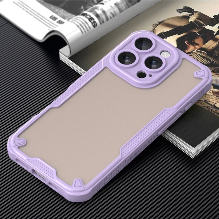 For iPhone 16 Pro Armor Glaze PC Hybrid TPU Phone Case