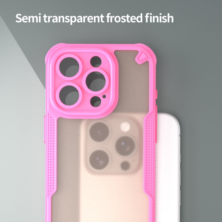 For iPhone 15 Pro Max Armor Glaze PC Hybrid TPU Phone Case