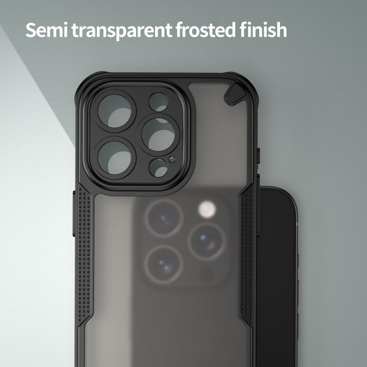 For iPhone 15 Pro Armor Glaze PC Hybrid TPU Phone Case