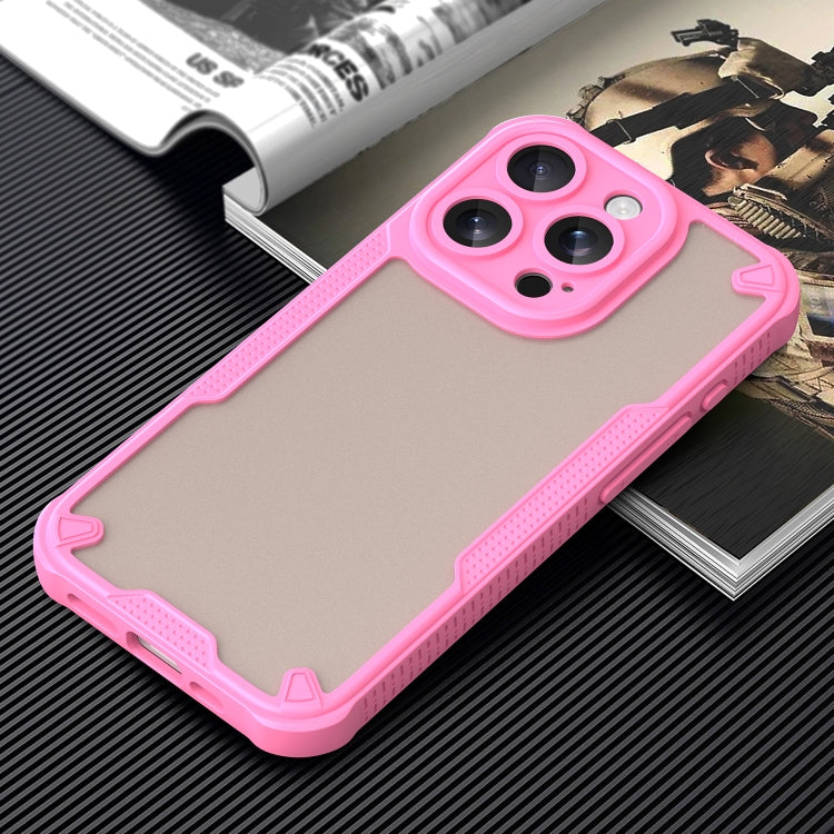 For iPhone 14 Pro Max Armor Glaze PC Hybrid TPU Phone Case