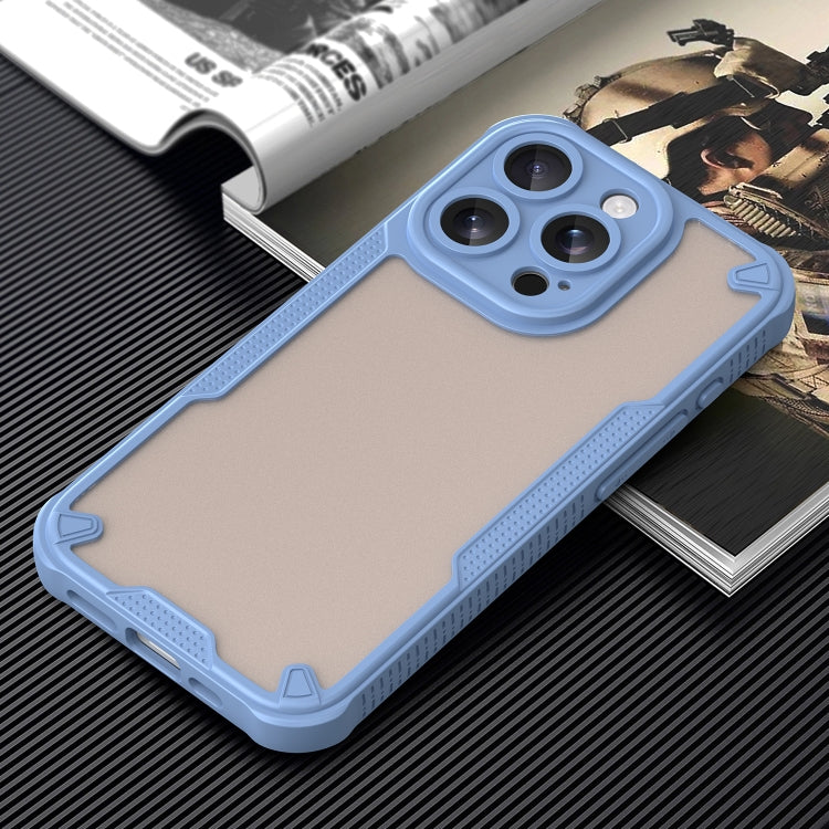 For iPhone 14 Pro Max Armor Glaze PC Hybrid TPU Phone Case