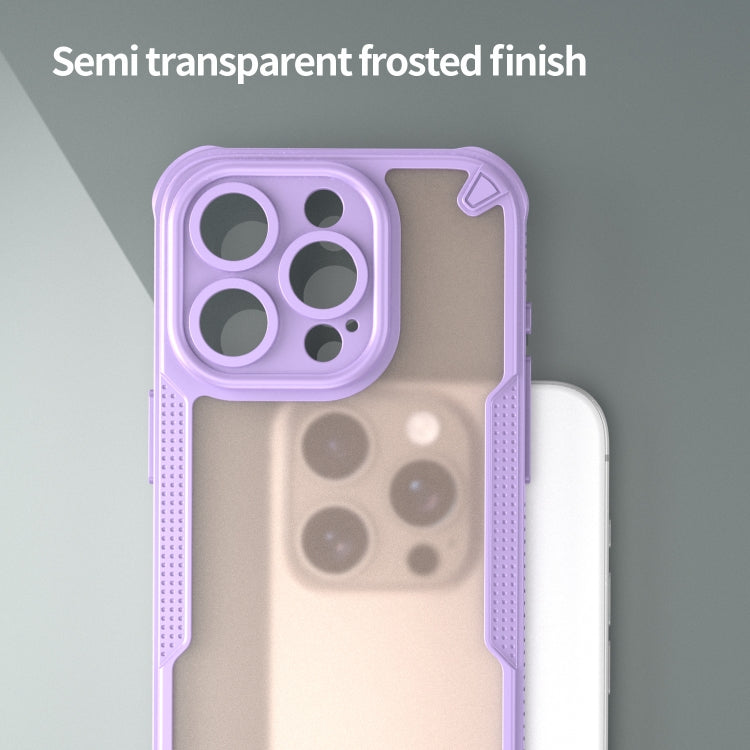 For iPhone 14 Pro Max Armor Glaze PC Hybrid TPU Phone Case
