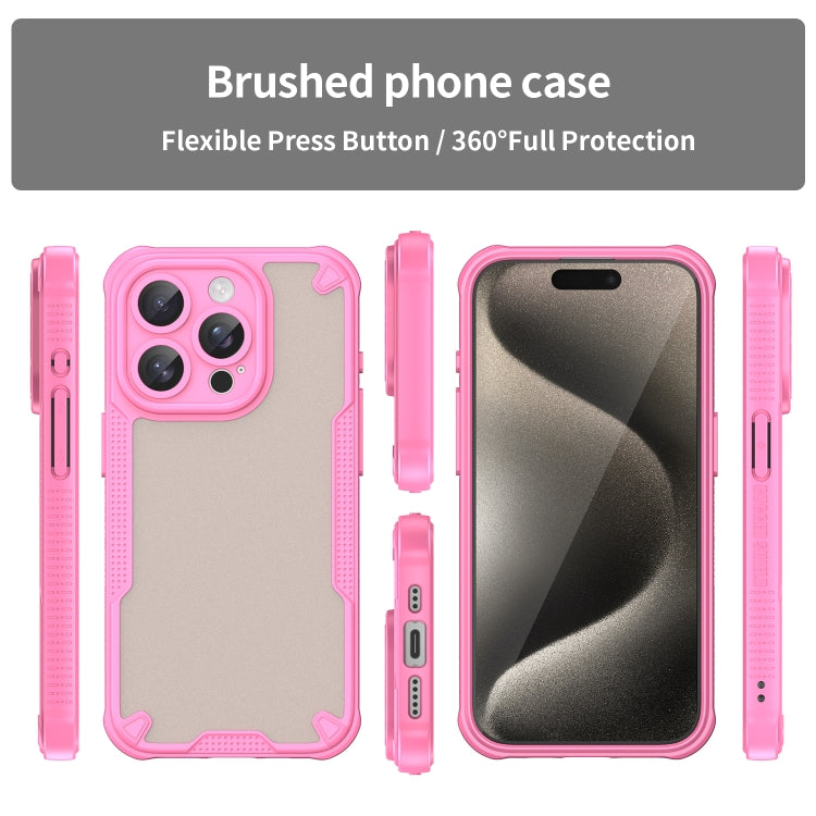 For iPhone 13 Pro Max Armor Glaze PC Hybrid TPU Phone Case