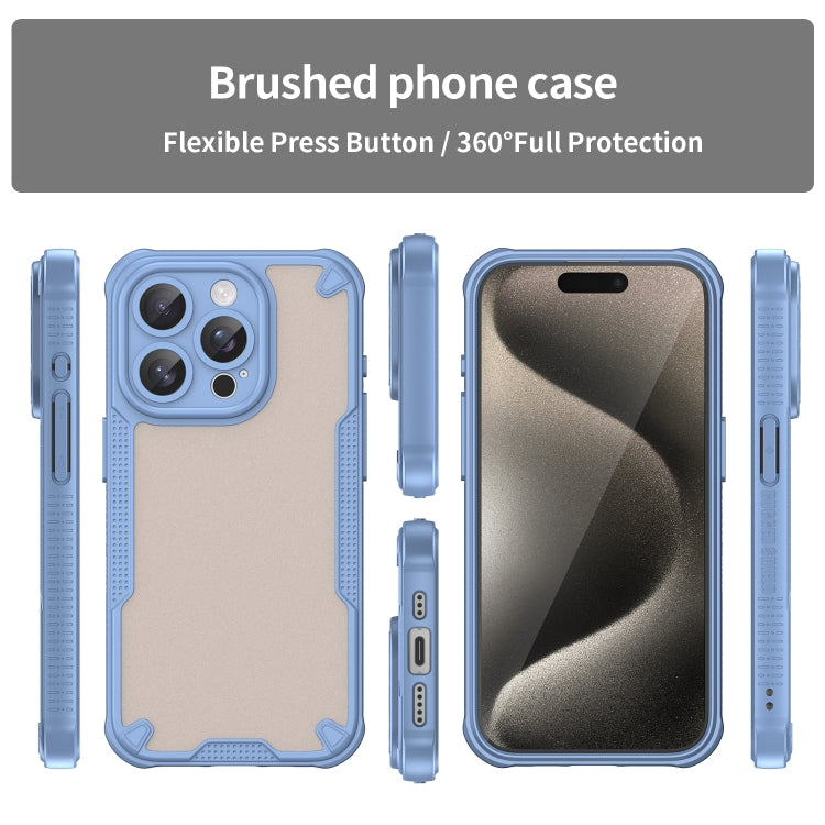 For iPhone 13 Pro Max Armor Glaze PC Hybrid TPU Phone Case