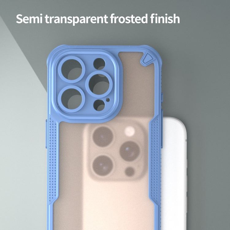 For iPhone 13 Pro Max Armor Glaze PC Hybrid TPU Phone Case