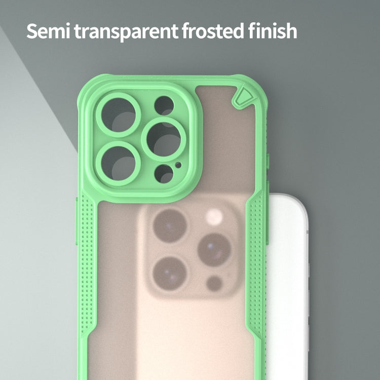 For iPhone 13 Pro Max Armor Glaze PC Hybrid TPU Phone Case