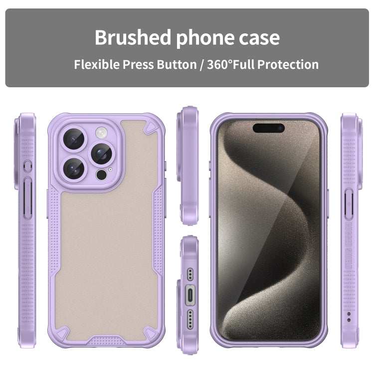For iPhone 13 Pro Max Armor Glaze PC Hybrid TPU Phone Case