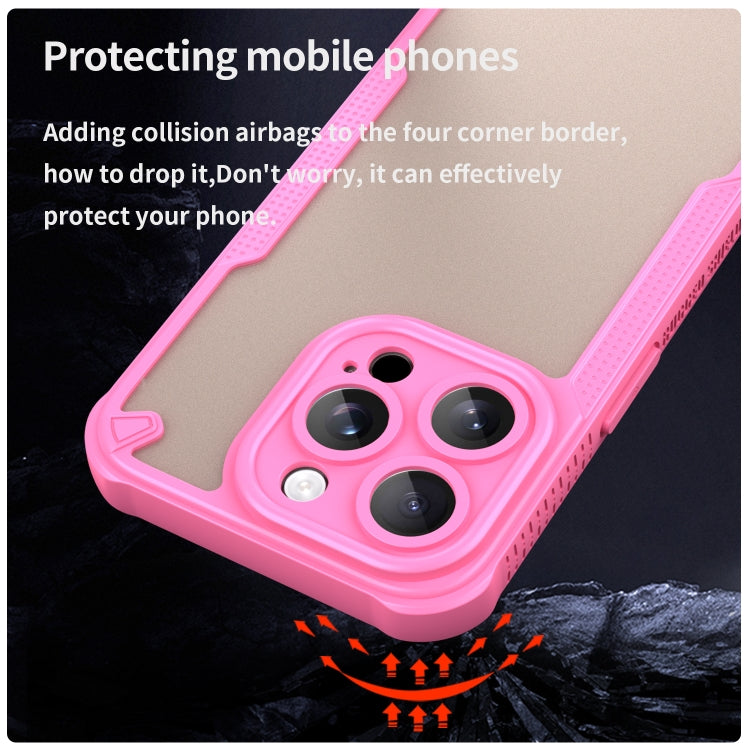 For iPhone 13 Pro Armor Glaze PC Hybrid TPU Phone Case