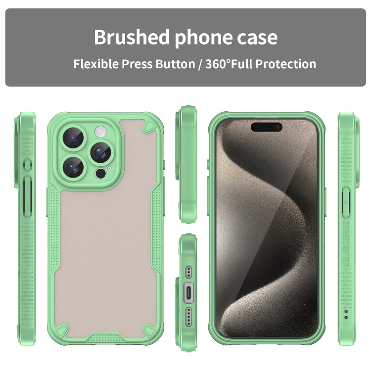 For iPhone 13 Pro Armor Glaze PC Hybrid TPU Phone Case
