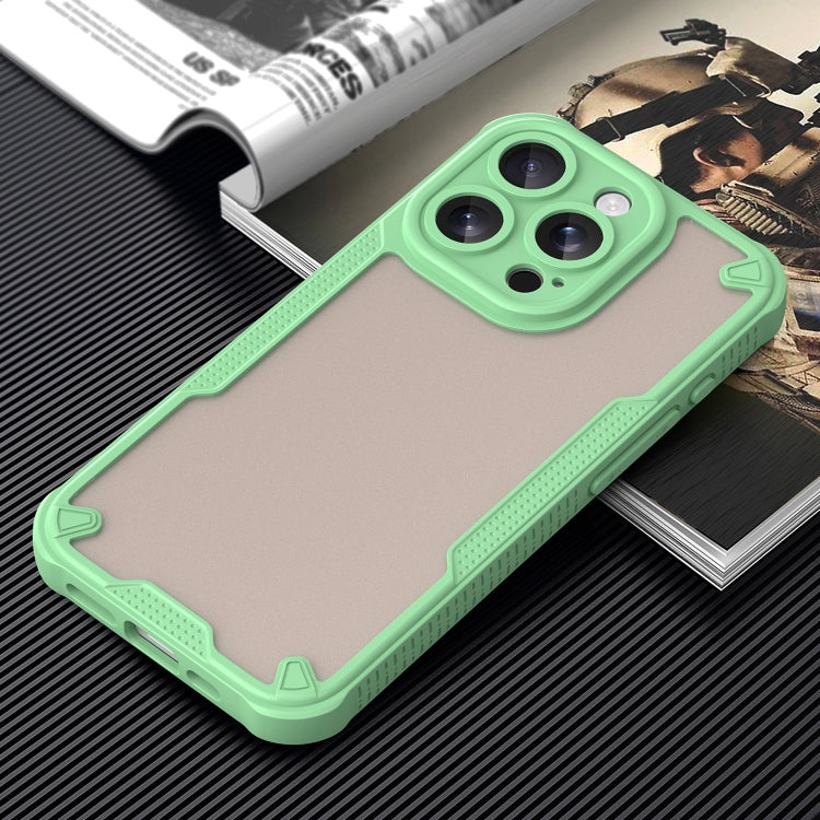For iPhone 13 Pro Armor Glaze PC Hybrid TPU Phone Case