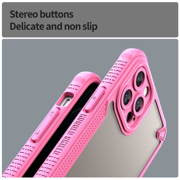 For iPhone 12 Pro Max Armor Glaze PC Hybrid TPU Phone Case