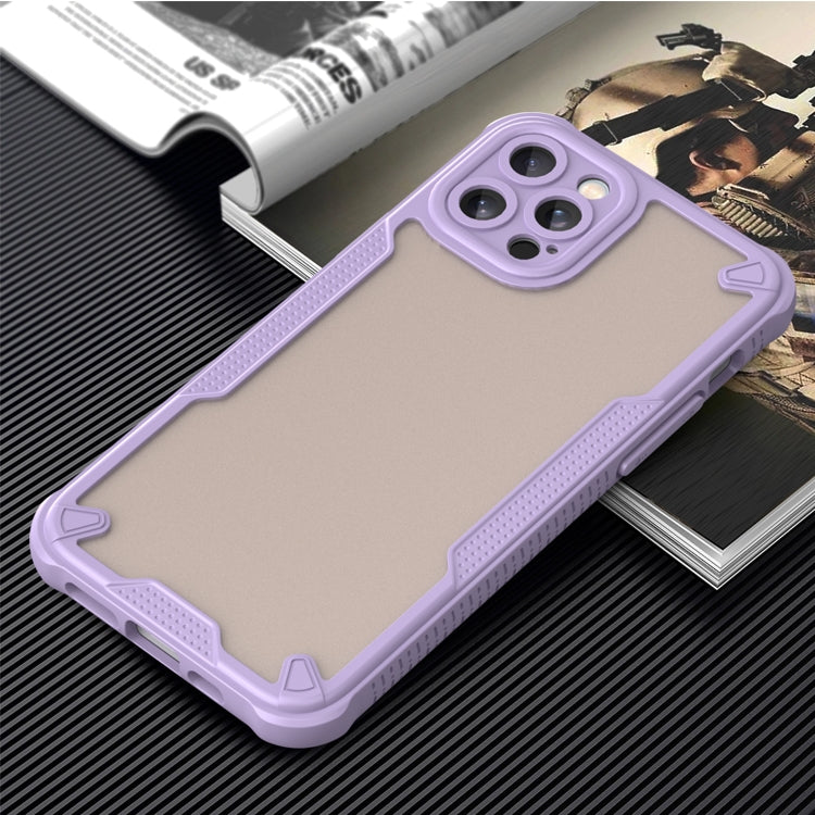 For iPhone 12 Pro Max Armor Glaze PC Hybrid TPU Phone Case