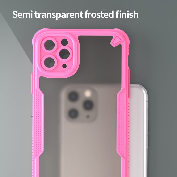 For iPhone 11 Pro Max Armor Glaze PC Hybrid TPU Phone Case