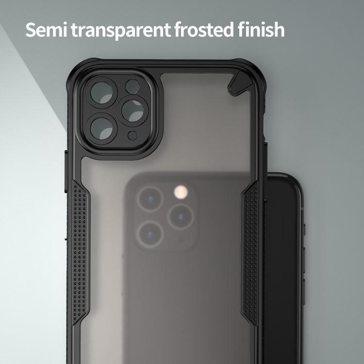 For iPhone 11 Pro Max Armor Glaze PC Hybrid TPU Phone Case