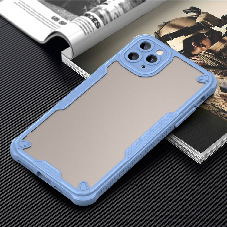 For iPhone 11 Pro Max Armor Glaze PC Hybrid TPU Phone Case