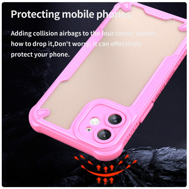 For iPhone 11 Armor Glaze PC Hybrid TPU Phone Case