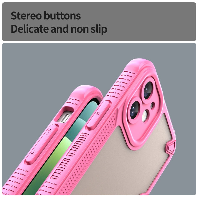 For iPhone 11 Armor Glaze PC Hybrid TPU Phone Case