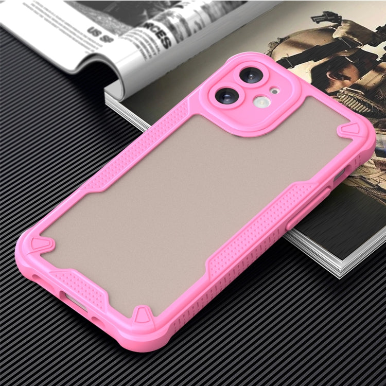 For iPhone 11 Armor Glaze PC Hybrid TPU Phone Case