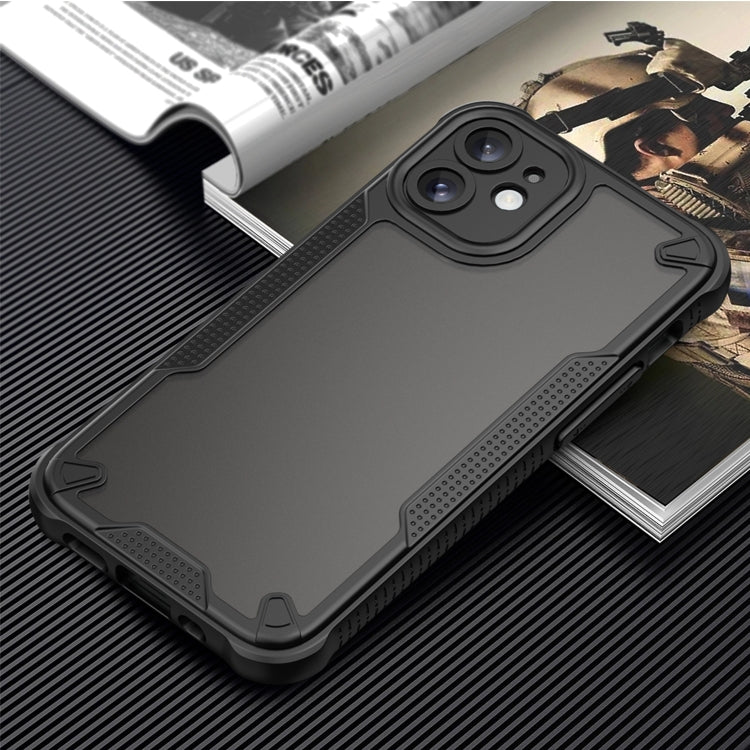 For iPhone 11 Armor Glaze PC Hybrid TPU Phone Case