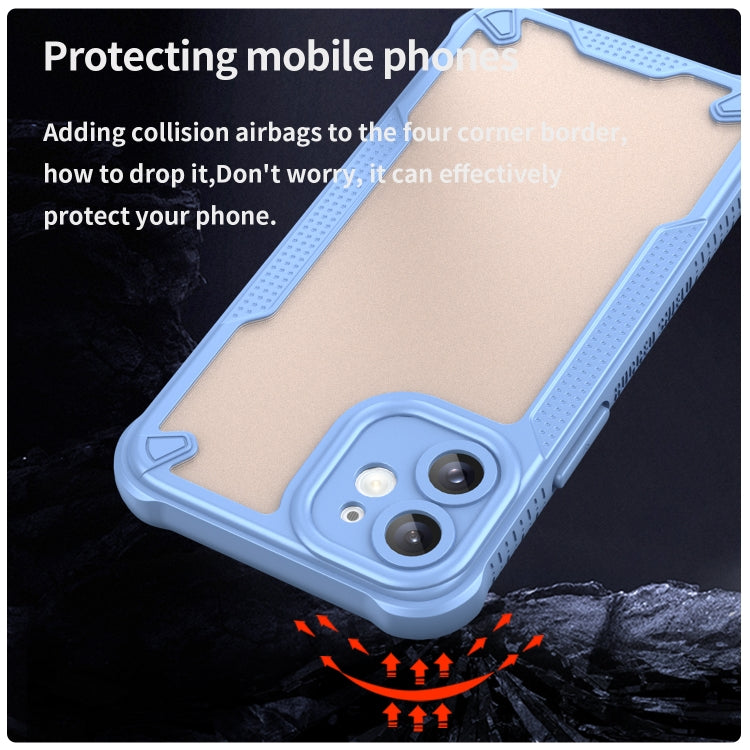 For iPhone 11 Armor Glaze PC Hybrid TPU Phone Case