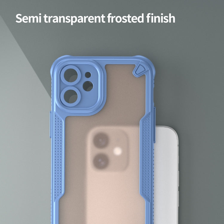 For iPhone 11 Armor Glaze PC Hybrid TPU Phone Case