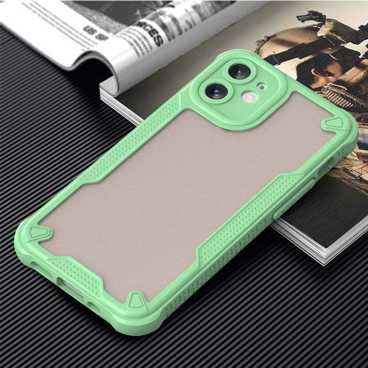 For iPhone 11 Armor Glaze PC Hybrid TPU Phone Case