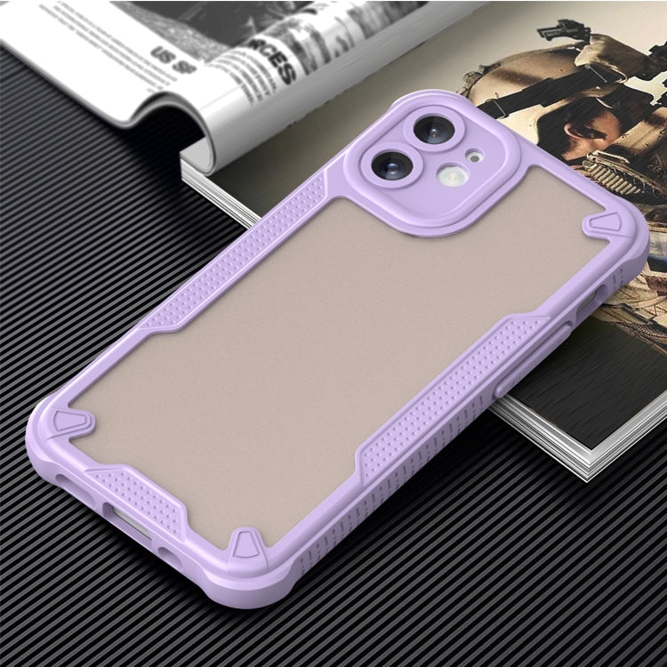 For iPhone 11 Armor Glaze PC Hybrid TPU Phone Case
