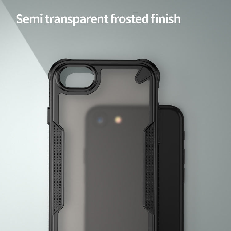 For iPhone 7 Armor Glaze PC Hybrid TPU Phone Case