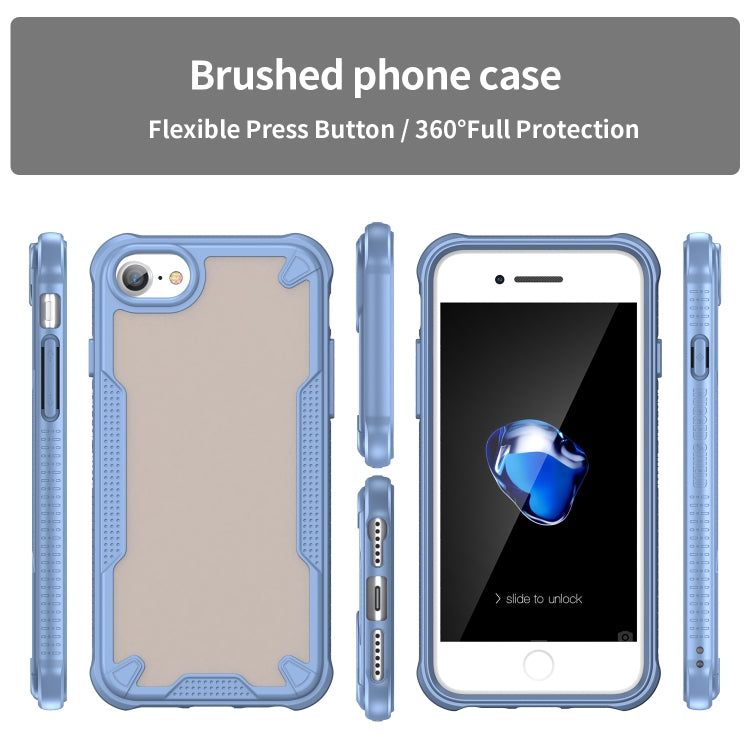 For iPhone 7 Armor Glaze PC Hybrid TPU Phone Case