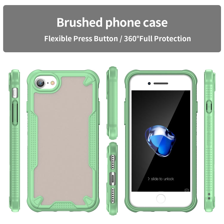 For iPhone 7 Armor Glaze PC Hybrid TPU Phone Case