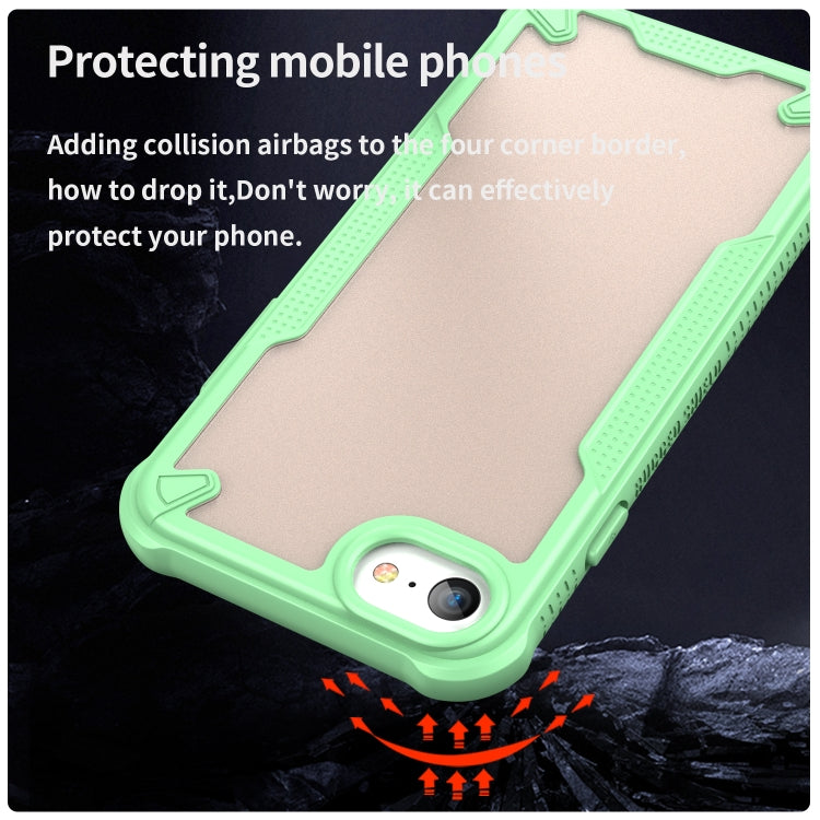For iPhone 7 Armor Glaze PC Hybrid TPU Phone Case