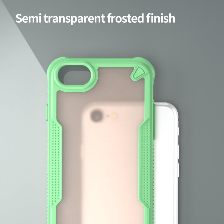 For iPhone 7 Armor Glaze PC Hybrid TPU Phone Case