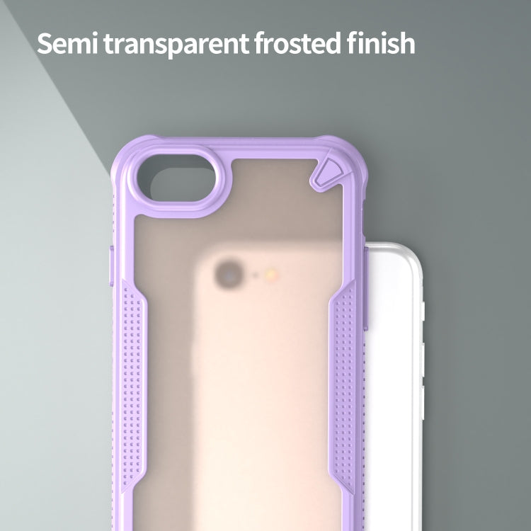 For iPhone 7 Armor Glaze PC Hybrid TPU Phone Case