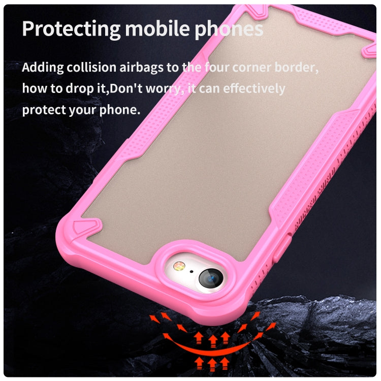 For iPhone 8 Armor Glaze PC Hybrid TPU Phone Case