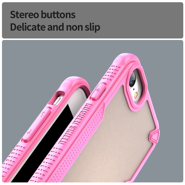 For iPhone 8 Armor Glaze PC Hybrid TPU Phone Case