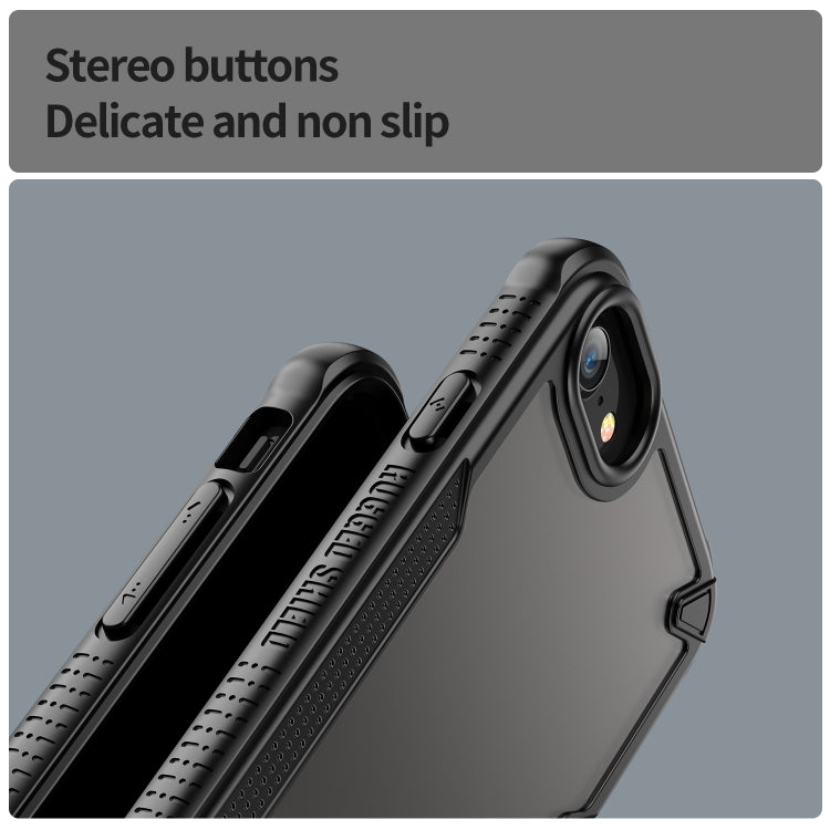 For iPhone 8 Armor Glaze PC Hybrid TPU Phone Case