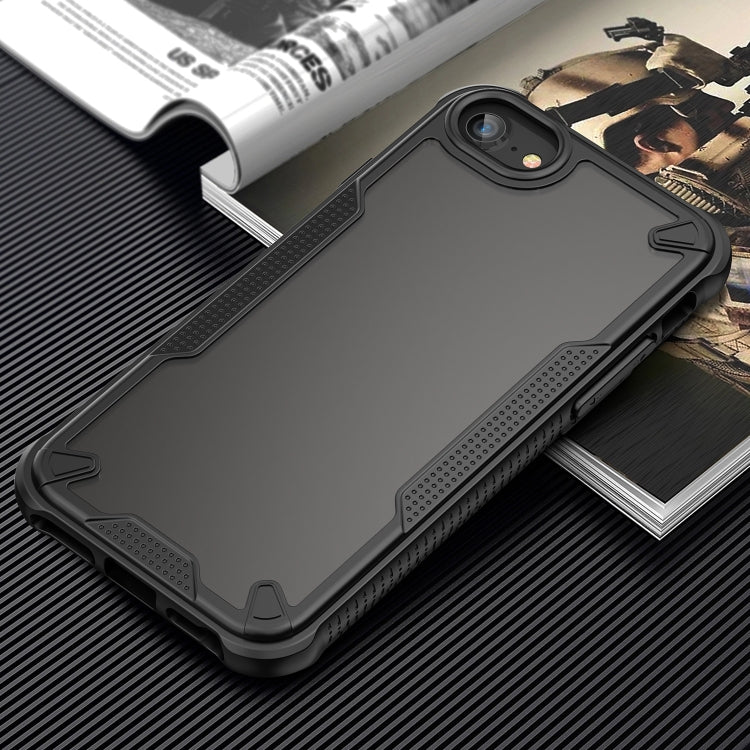 For iPhone 8 Armor Glaze PC Hybrid TPU Phone Case
