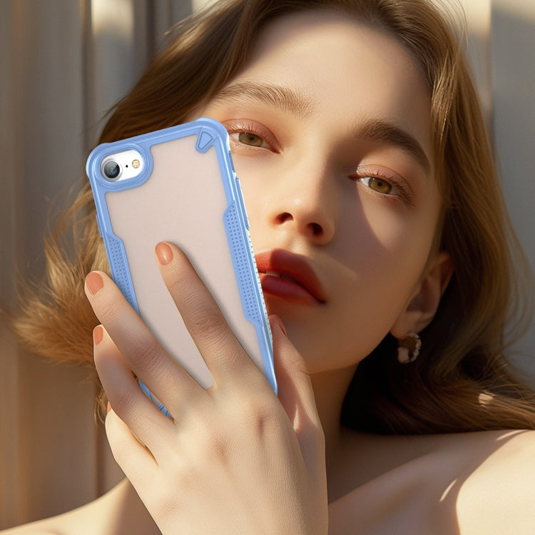 For iPhone 8 Armor Glaze PC Hybrid TPU Phone Case