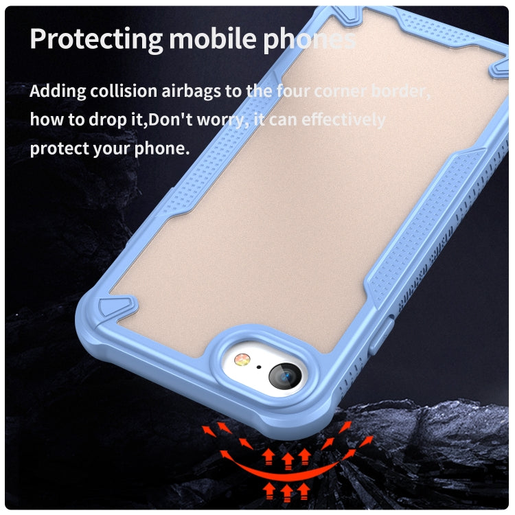 For iPhone 8 Armor Glaze PC Hybrid TPU Phone Case