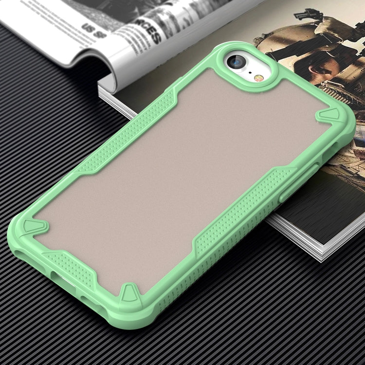For iPhone 8 Armor Glaze PC Hybrid TPU Phone Case