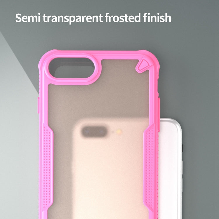 For iPhone 7 Plus Armor Glaze PC Hybrid TPU Phone Case